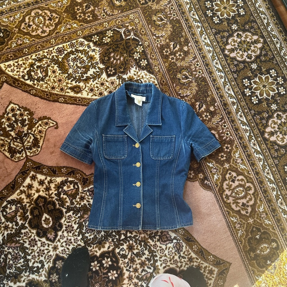 Escada denim jacket. Preloved condition as pictured.